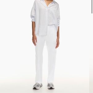 Aritzia Boardwalk Pants White SZ XS
